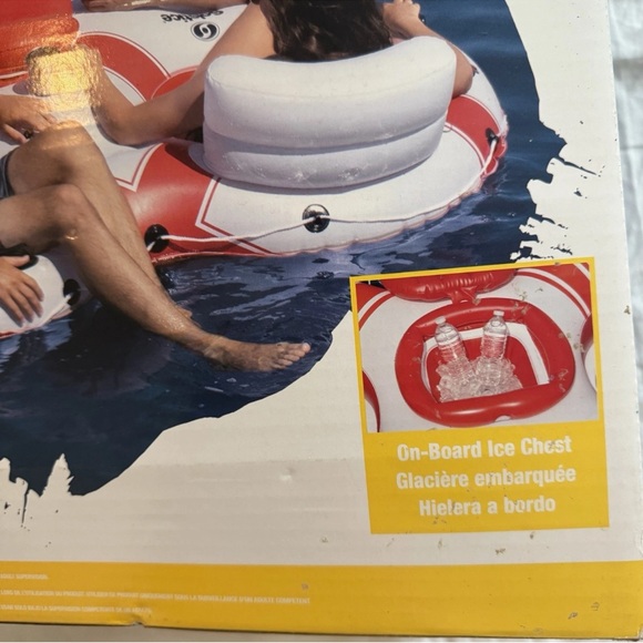 Solstice Red and White Quad Inflatable Toy - Picture 3 of 3